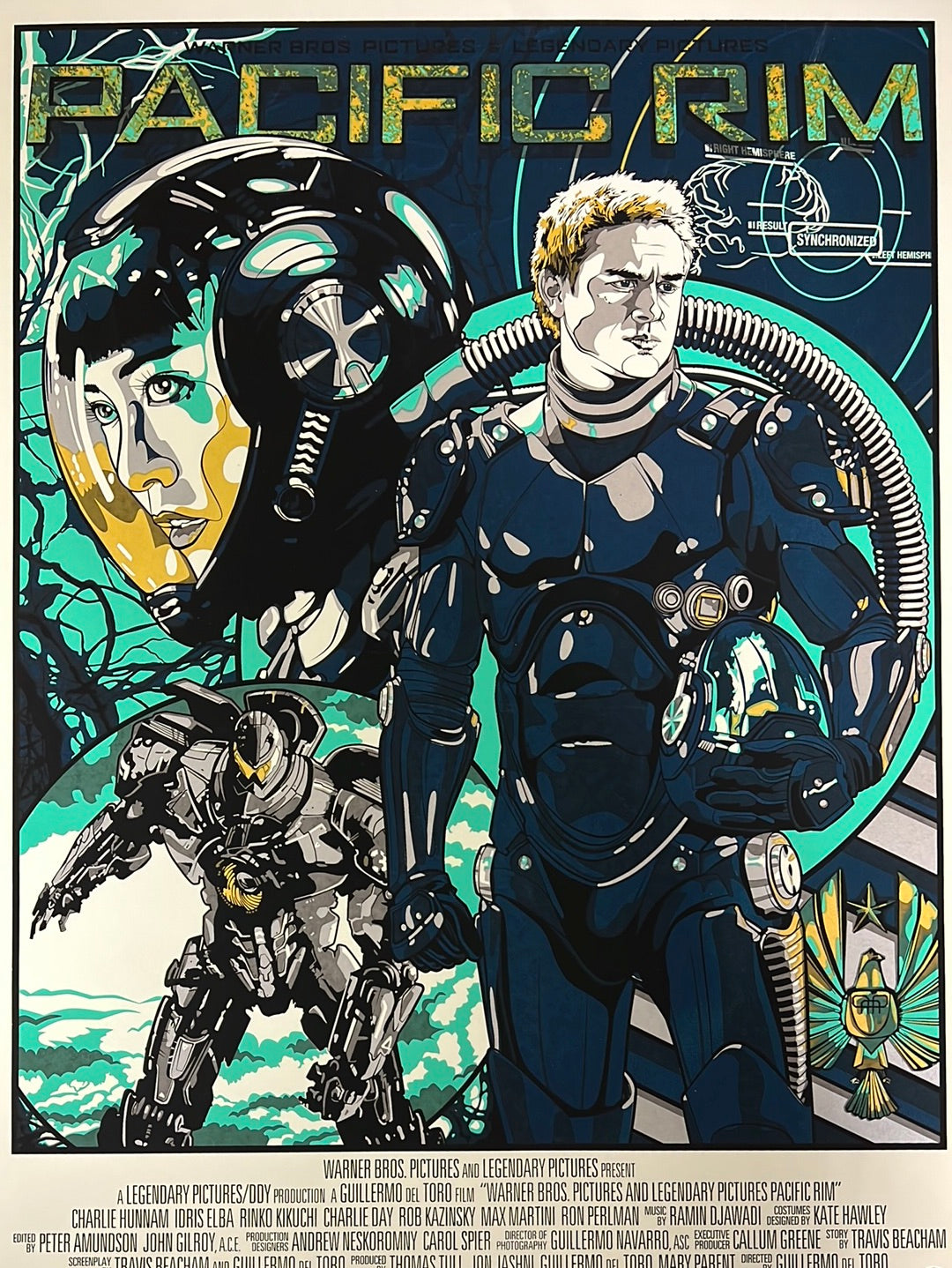 Pacific Rim - 2013 N.E. poster Drift movie print – Sold Out Posters