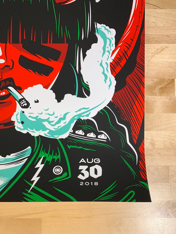 Queens of the Stone Age  - 2018 Travis Price poster Newcastle, AUS