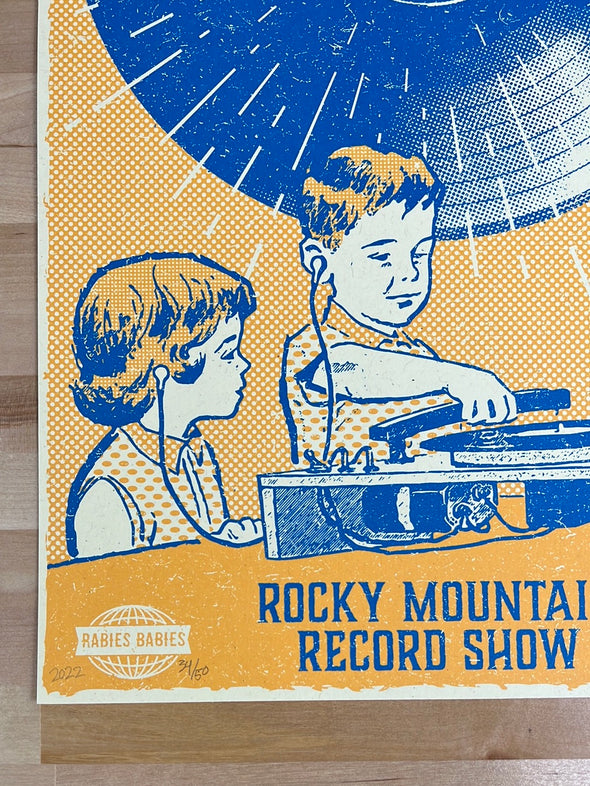 Rocky Mountain Record Show - 2021 Brendan Moyles Dorney poster Denver, CO