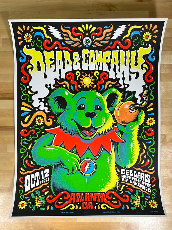 Dead & Company - 2021 Matt Leunig poster Atlanta, GA