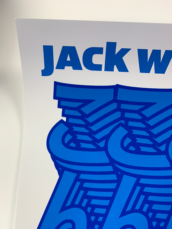 Jack White N3 - 2018 Rob Jones Poster London, ENG Eventim Apollo