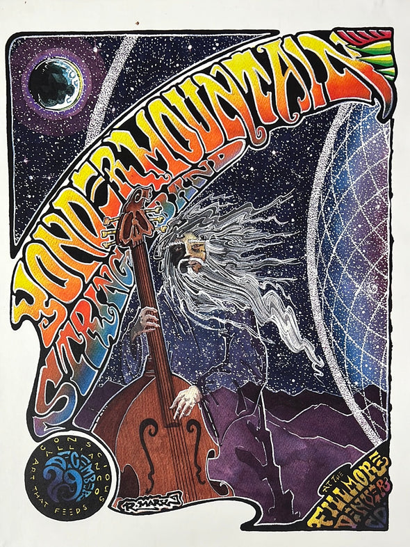 Yonder Mountain String Band - 2007 Robert Marx poster The Fillmore Denver, CO 12/29