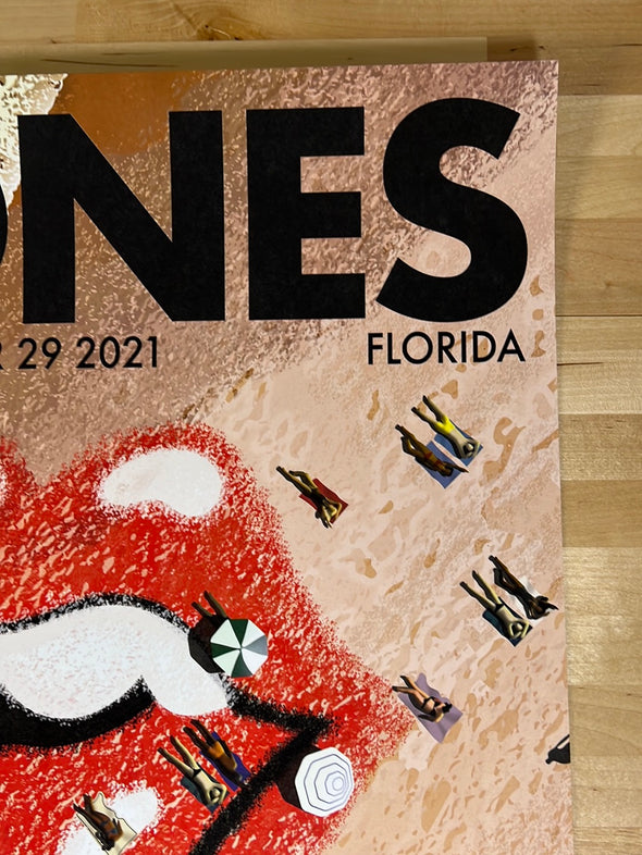 Rolling Stones - 2021 poster Tampa, FL No Filter Tour