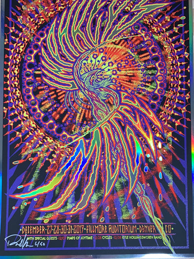 Umphrey's McGee - 2019 Brad Klausen poster Denver, CO FOIL