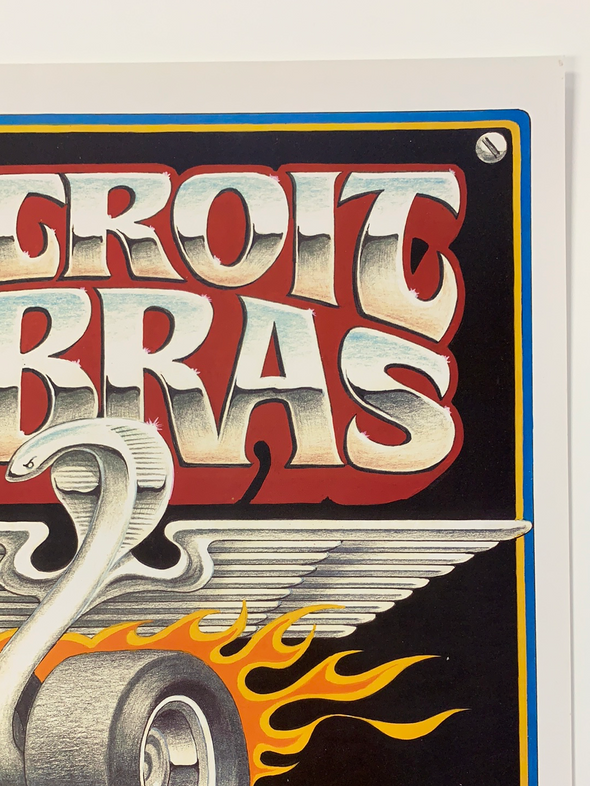 Detroit Cobras - 2004 Gary Grimshaw poster San Francisco, CA