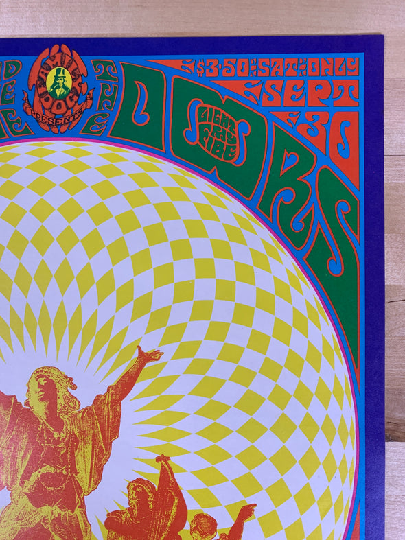 The Doors - 1967 Bob Schnepf poster Denver, CO "Flash" 1st