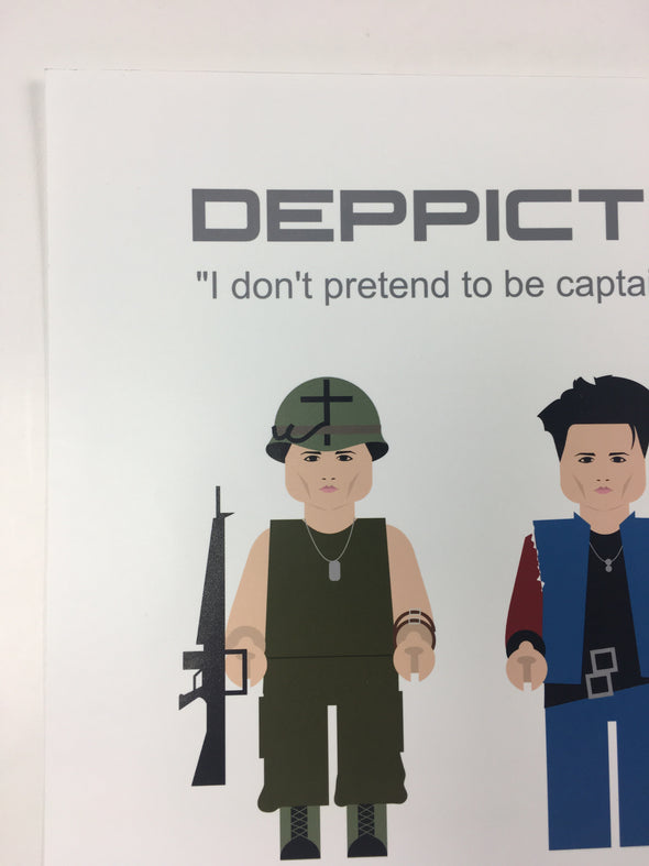 Deppictions - PlasticGod Poster Art Print Johnny