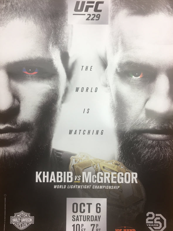 UFC 229 - 2018 Poster Khabib vs McGregor