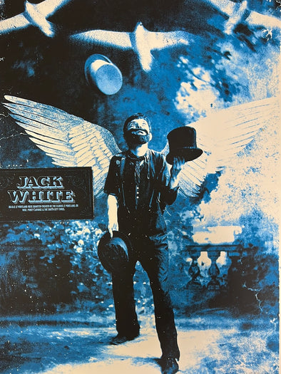 Jack White - 2012 The Silent Giants poster Portland, OR AP