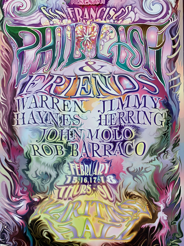 MHP 115 Phil Lesh and Friends - 2001 poster Maritime Hall San Fran 1st