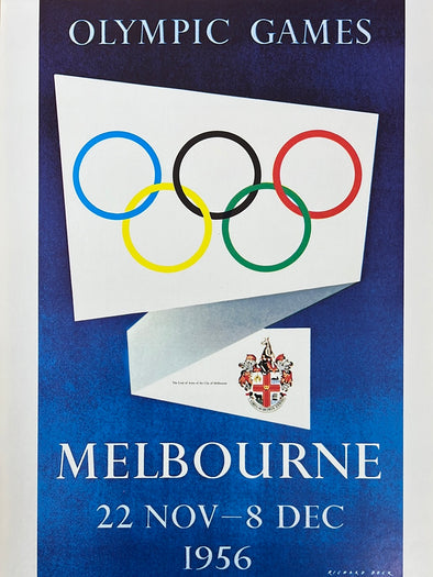 Canon Olympic Commemorative Series 1984  - poster 1956 Melbourne