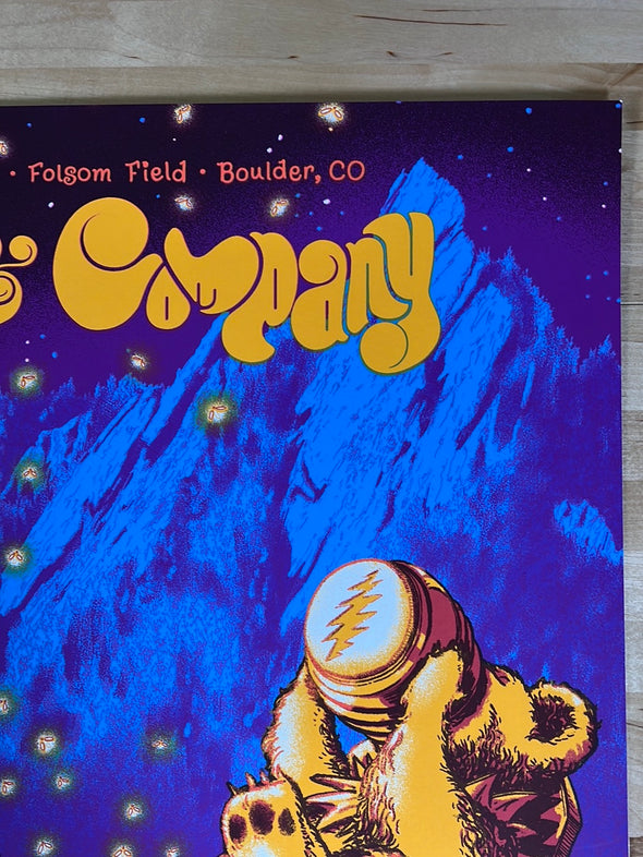 Dead & Company - 2019 James Flames poster Boulder, CO Folsom Field 1st