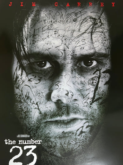 The Number 23 - 2007 video promo movie poster original vintage 27x40