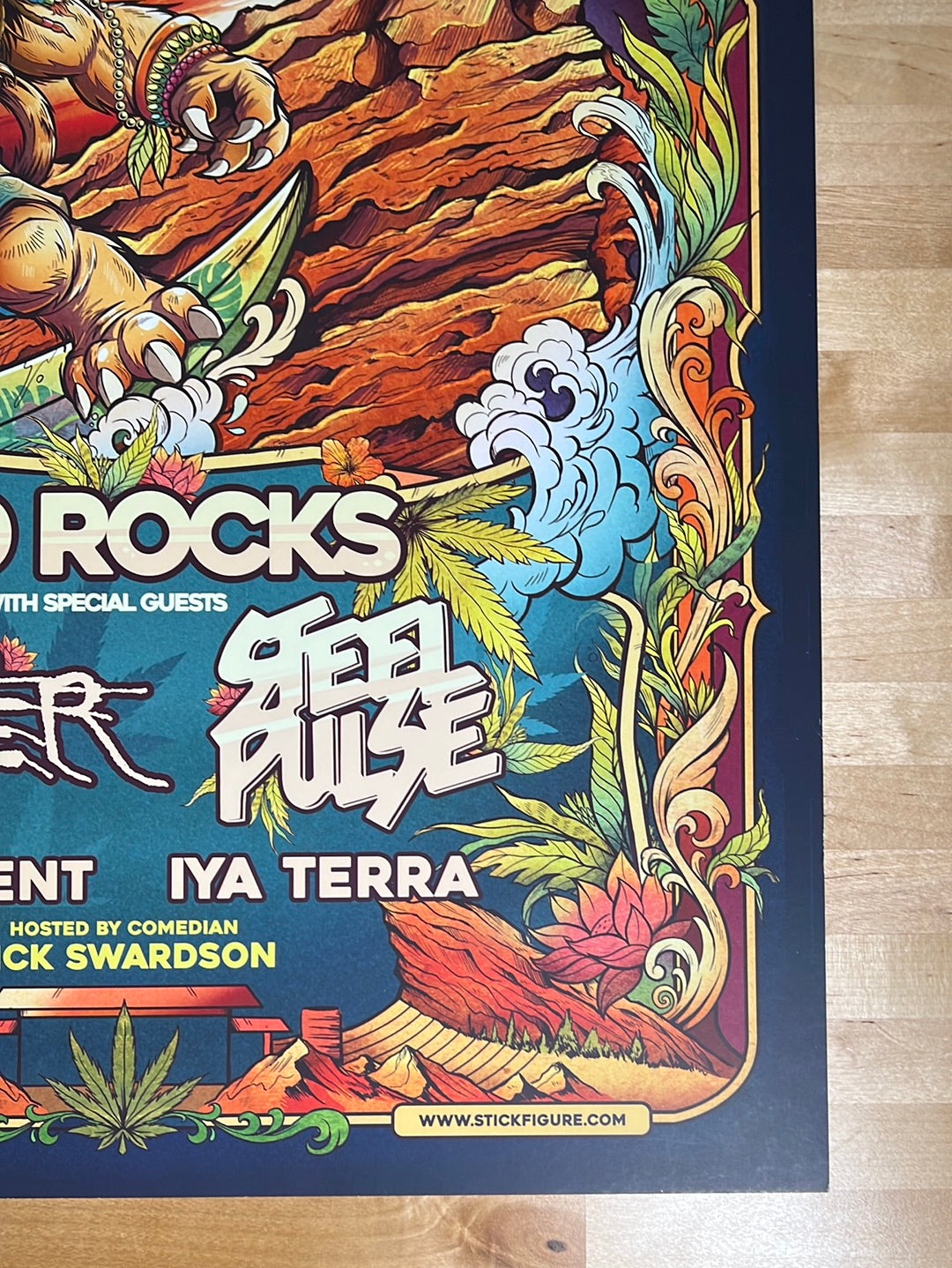 Stick Figure - 2019 poster Red Rocks Morrison, CO β Sold Out Posters