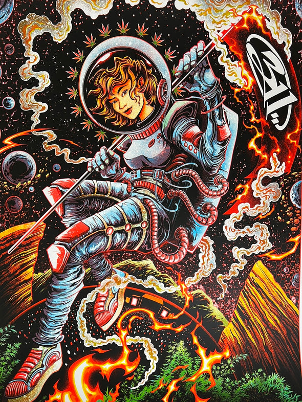 311 - 1996 Miles Tsang poster Red Rocks Morrison, CO 1st