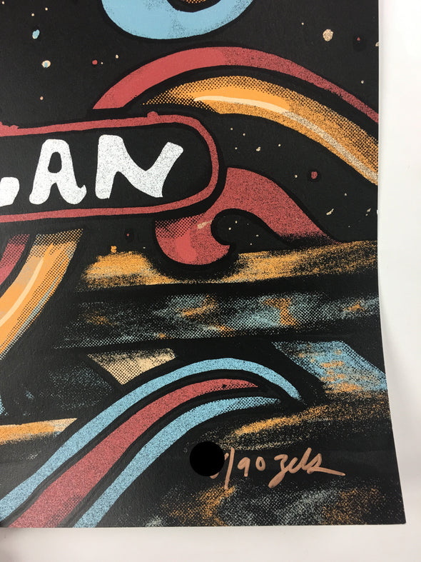 Bob Dylan - 2018 Zeb Love Poster Art Print