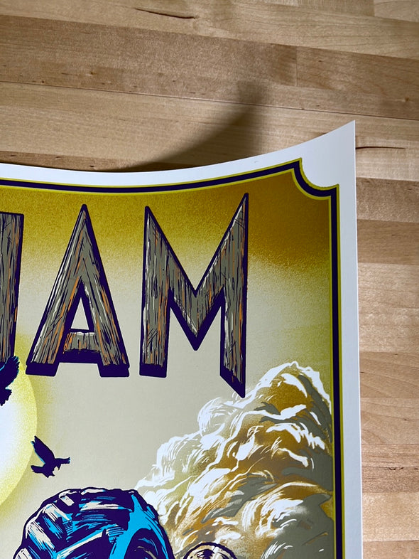 Pearl Jam - 2021 Ian Williams poster Moline, IL Streaming Event
