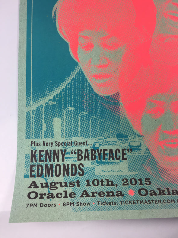 Aretha Franklin - 2015 Kii Arens Poster Oakland, CA Oracle Arena