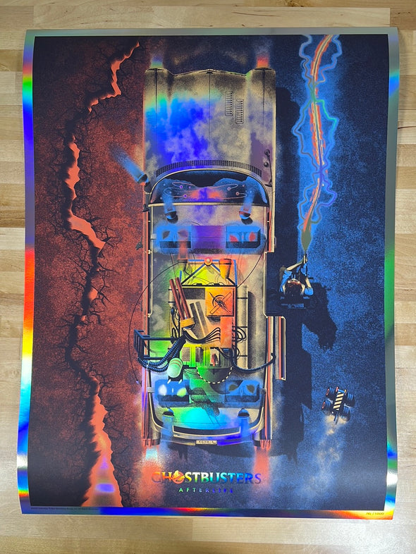 Ghostbusters Afterlife - 2021 DKNG poster AMC limited ed FOIL