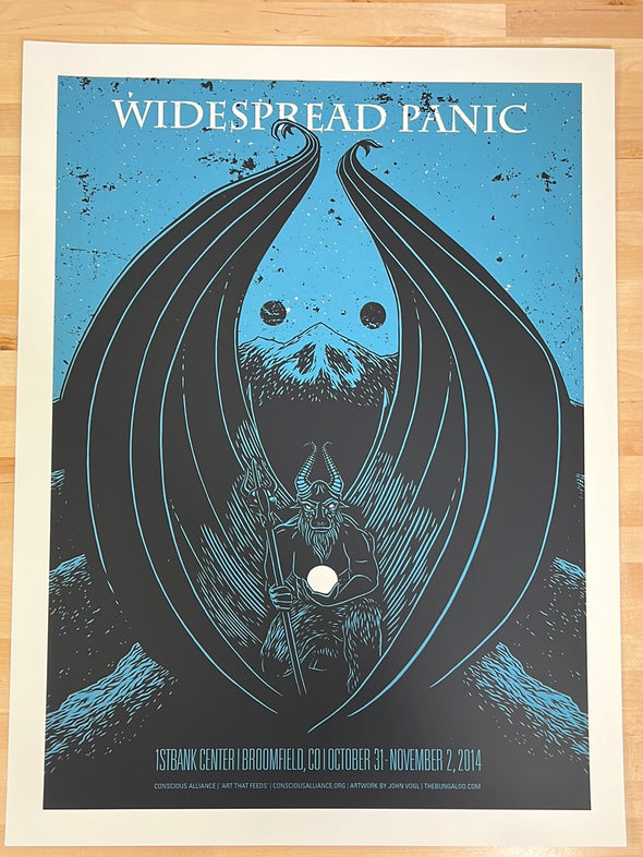 Widespread Panic - 2014 John Vogl poster Broomfield, CO N1