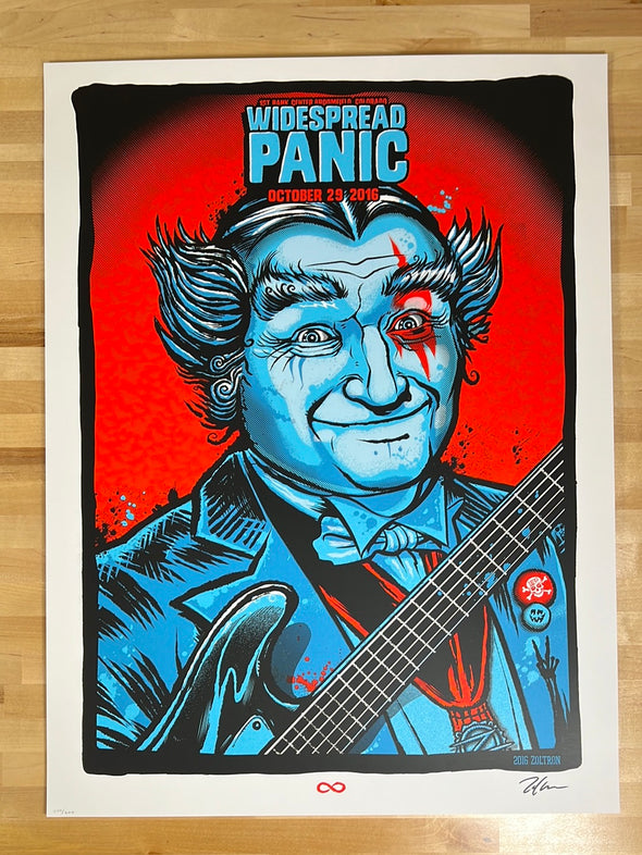 Widespread Panic - 2016 Zoltron poster Broomfield, CO 10/29