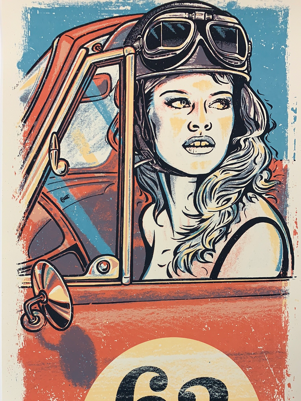 Brigitte - 2015 Lars P Krause poster print Hollywood Icon Pin-Up's