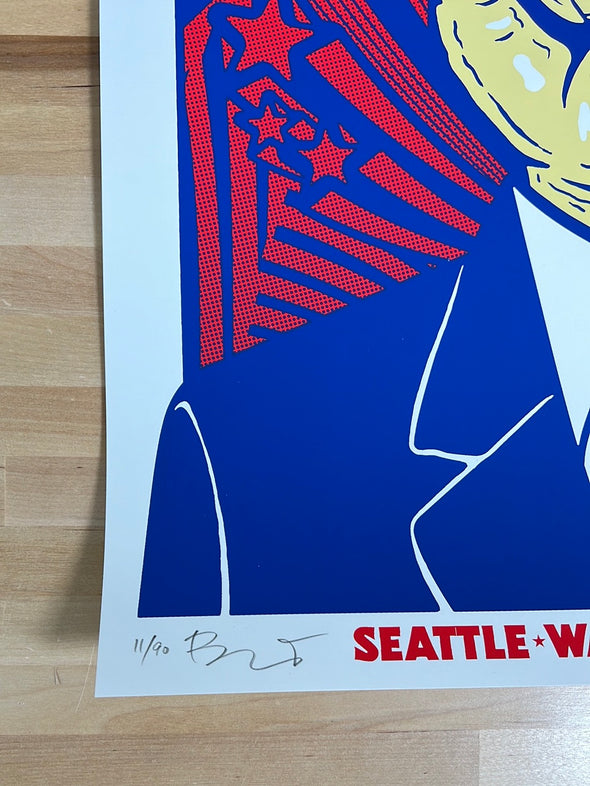 The Who - 2022 Ames Brothers poster North America Tour Seattle, WA AP