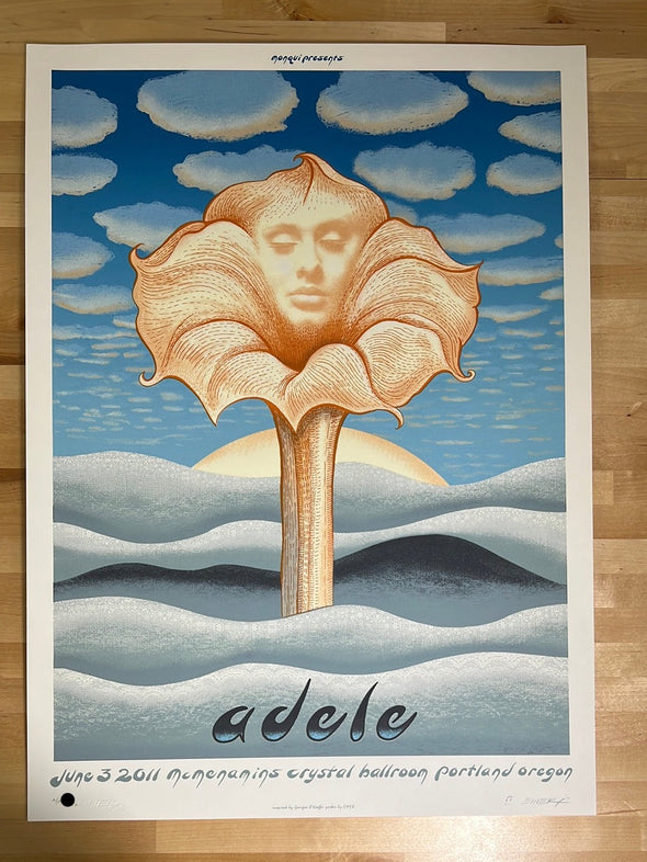 Adele - 2011 EMEK poster Portland Oregon Wanda Jackson AP