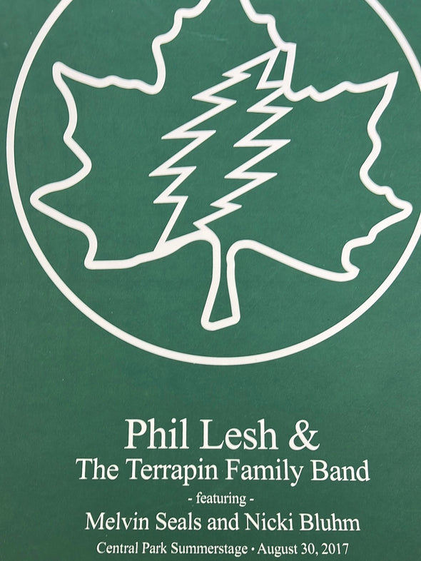 Phil Lesh - 2017 poster Central Park Summer Stage New York, NY