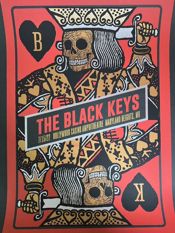 The Black Keys - 2022 Methane poster Maryland Heights, MO