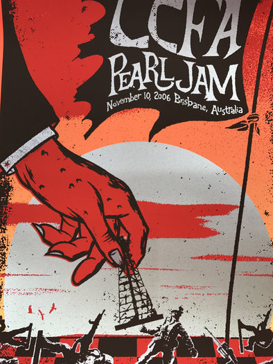 Pearl Jam Buenos Aires Poster - Chuck Sperry