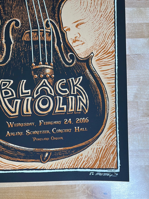 Black Violin - 2016 EMEK poster Portland Oregon AP