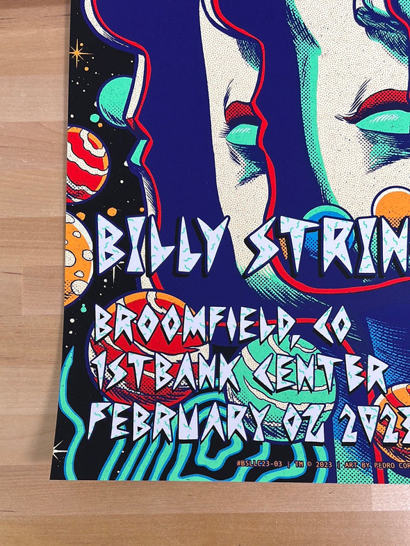 Billy Strings - 2023 Pedro Correa poster Broomfield, CO N1