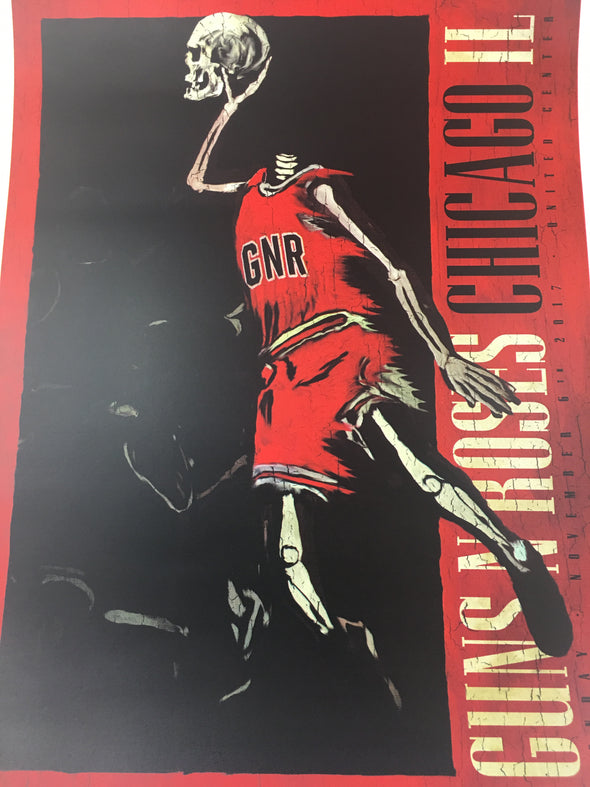 Guns N' Roses - 2017 Poster Chicago, IL United Center