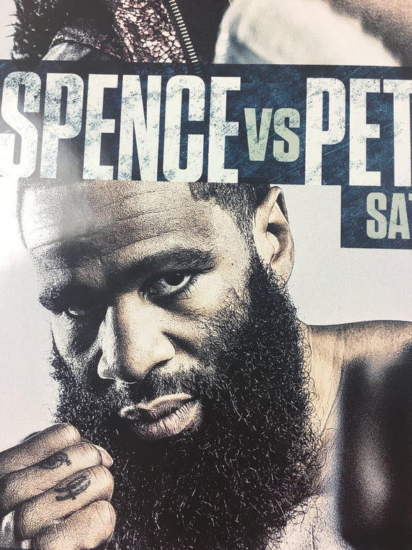 Spence vs. Peterson Championship Boxing Poster