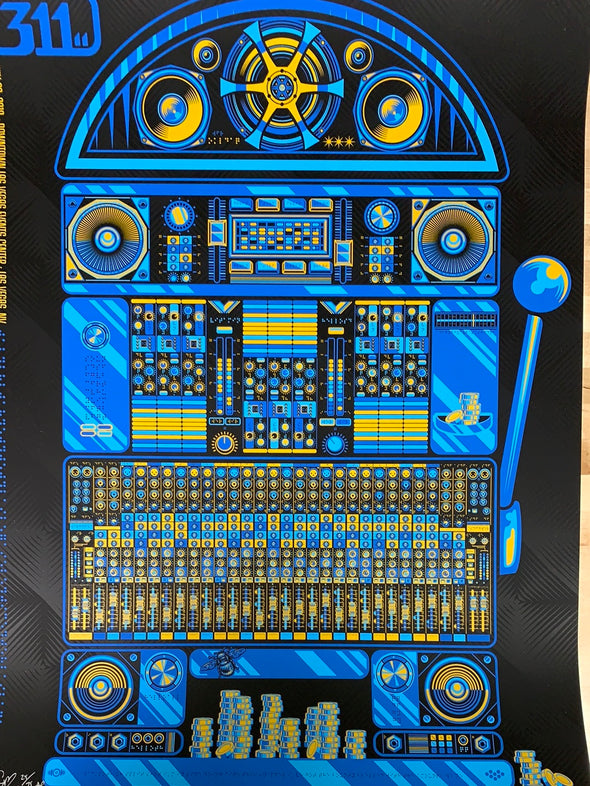 311 - 2018 Todd Slater poster Las Vegas, NV Downtown Events Center