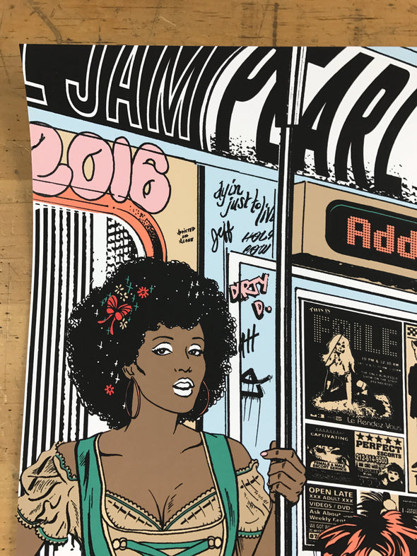 Pearl Jam - 2016 Faile poster Wrigley Field Chicago, IL
