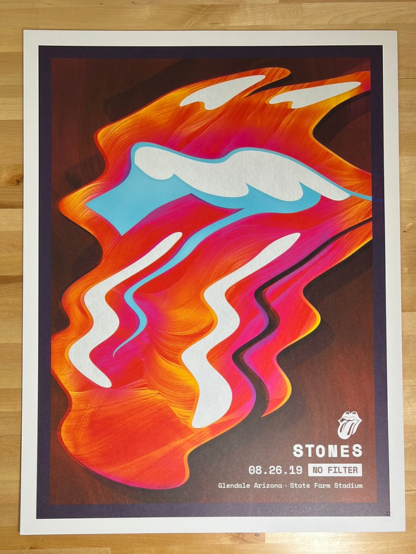 Rolling Stones - 2019 poster No Filter Tour Glendale, AZ