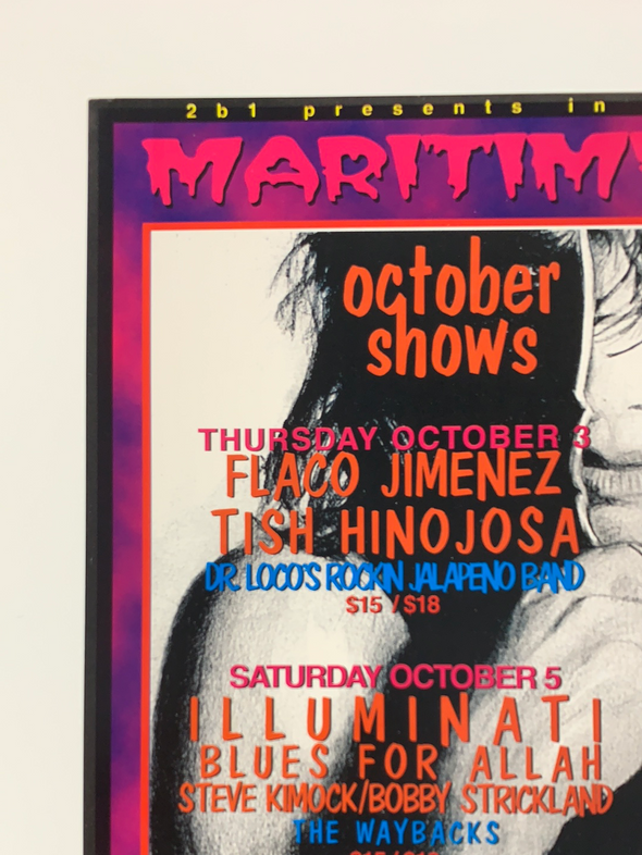 MHP 22 Maritime Hall - 1996 Kathie Hughston poster October San Fran 1st