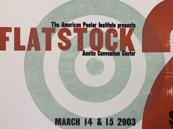 Flatstock 2 - 2003 Hatch Show Print poster Austin, TX Austin Convention Center
