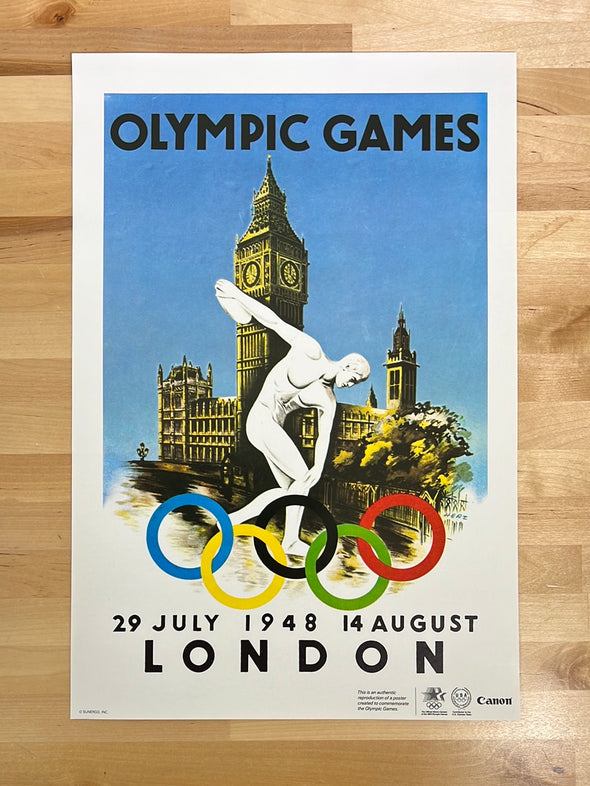 Canon Olympic Commemorative Series 1984  - poster 1948 London