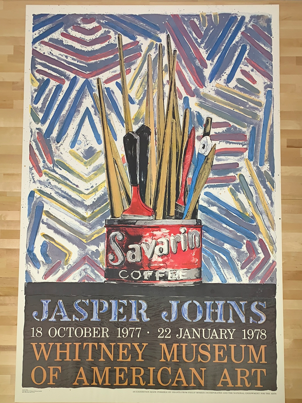 Savarin Cans - Jasper Johns 1977 1978 art print Whitney Original Vintage