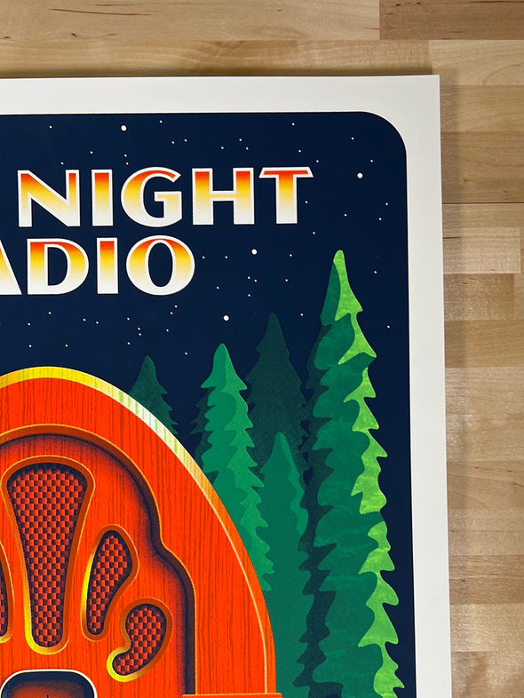 Late Night Radio - 2021 Mike Tallman poster Denver, CO S/N