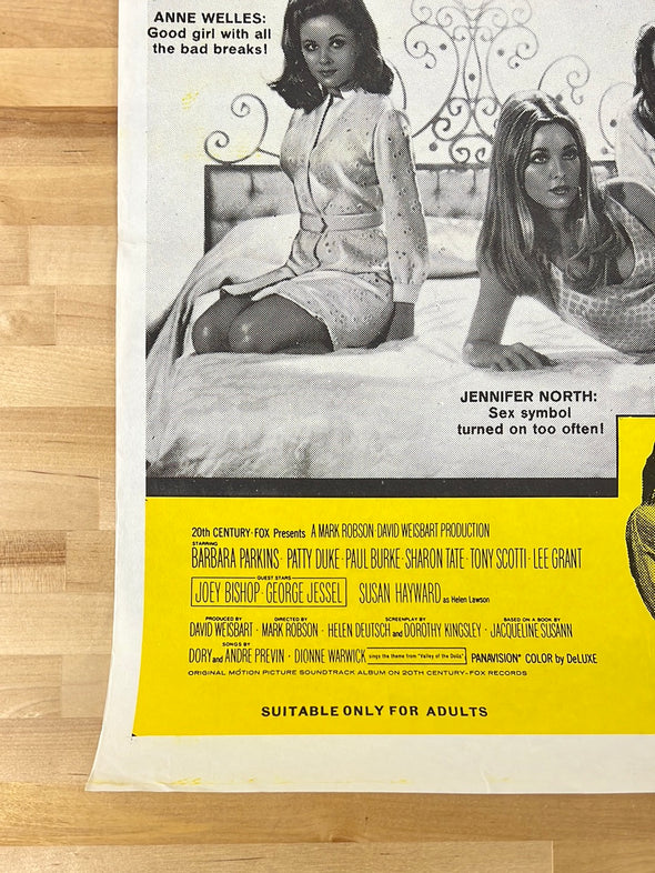 Valley of the Dolls - 1967 promo movie poster original vintage