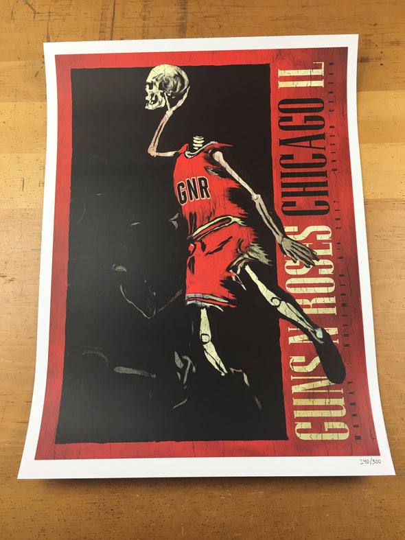 Guns N' Roses - 2017 Poster Chicago, IL United Center