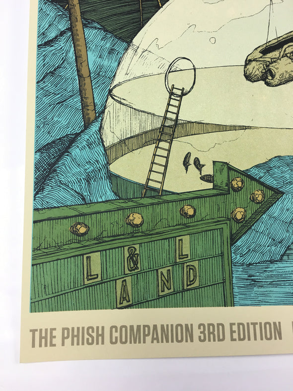 The Phish Companion 3 - 2015 Landland Poster Art Print