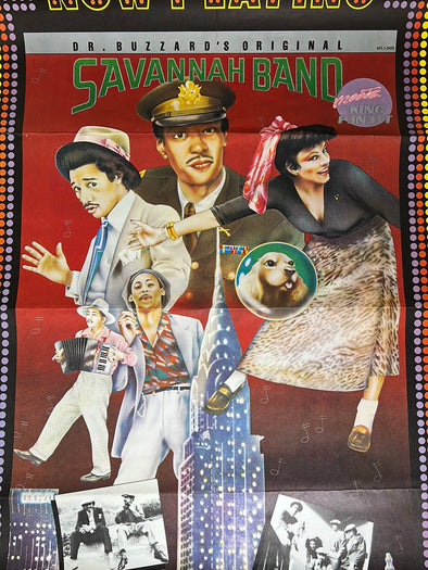 Savannah Band - 1978 promo disco poster original vintage 29.25x44.5