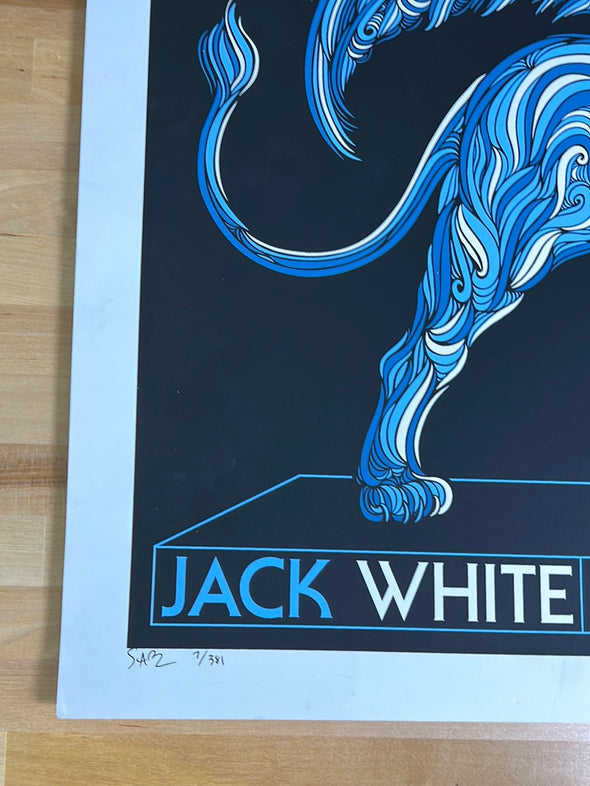 Jack White - 2012 Todd Slater poster European Tour