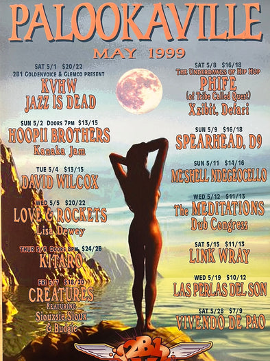 MHP 66 May - 1999 poster Palookaville Santa Cruz, CA 1st