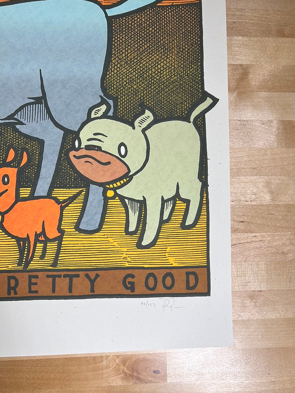 Dogs are really pretty good - 2021 Jay Ryan poster 1st ed